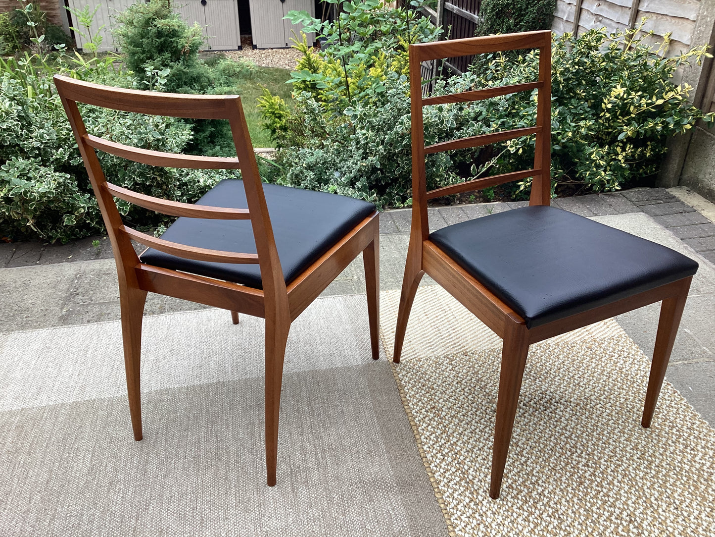 McIntosh Mid Century Teak Extending Dining Table With 4 McIntosh Teak Dining Chairs