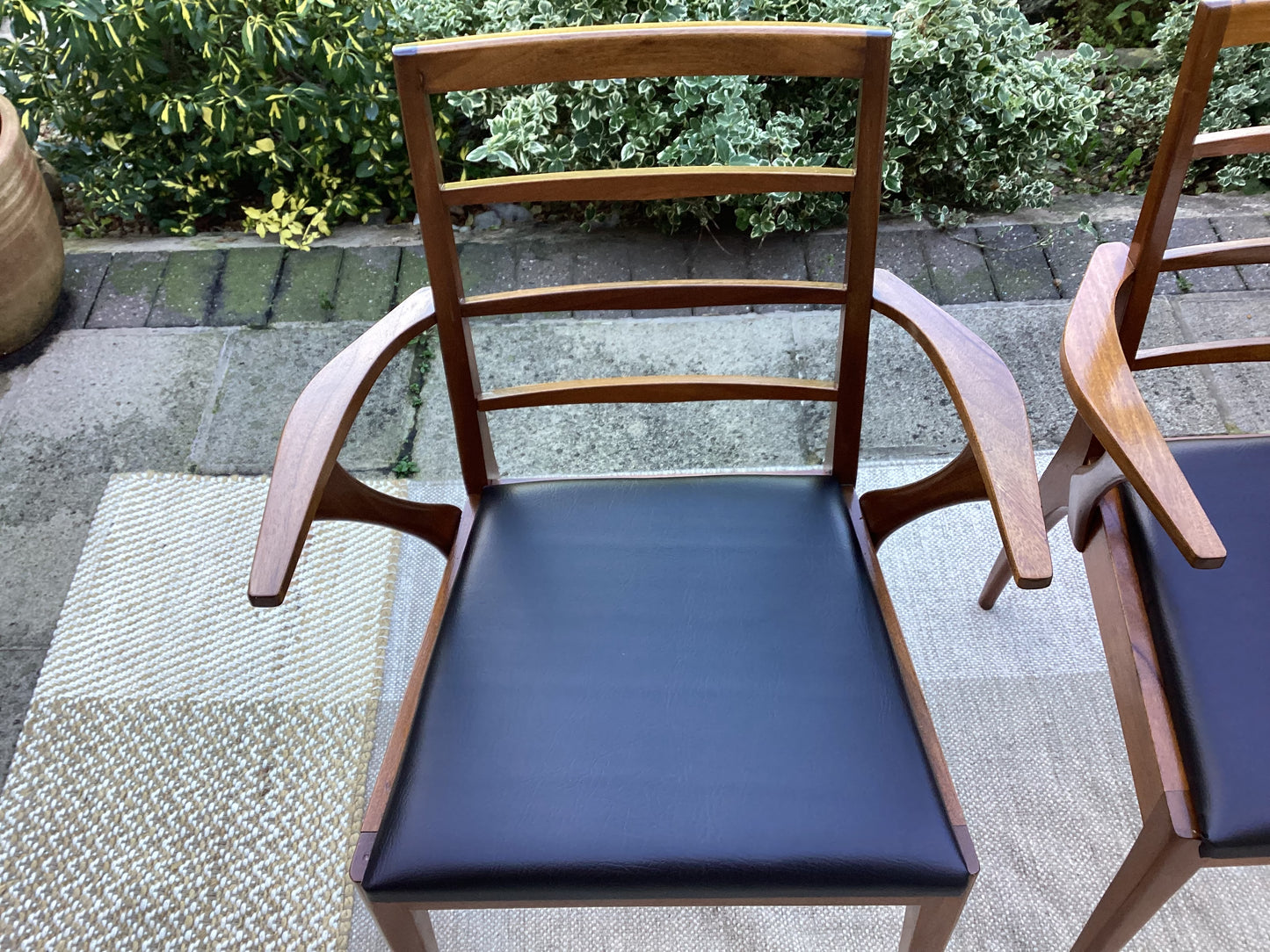 McIntosh Mid Century Teak Extending Dining Table With 6 McIntosh Dining Chairs