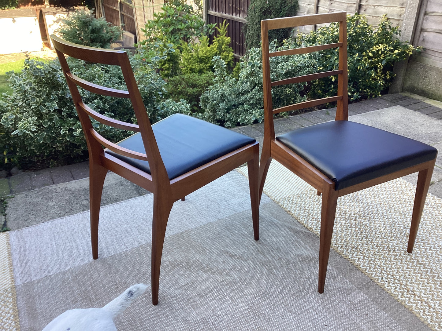 McIntosh Mid Century Teak Extending Dining Table With 6 McIntosh Dining Chairs